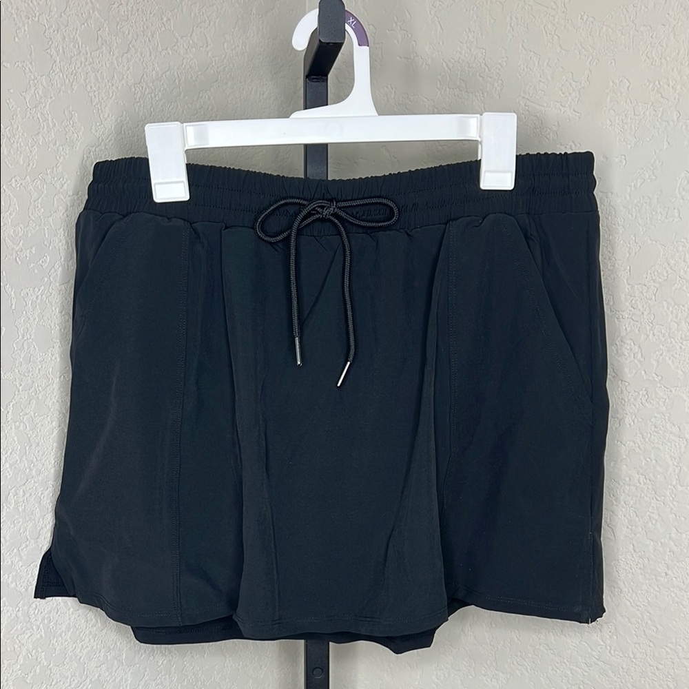 Kona Sol Black Swim Skirt. Size XL